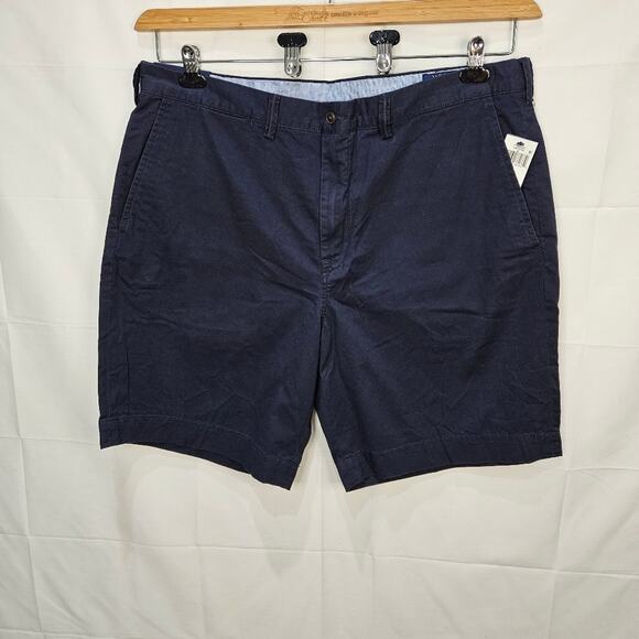 Polo Ralph Lauren Chino Shorts Dark Blue Size 40 - Picture 1 of 11